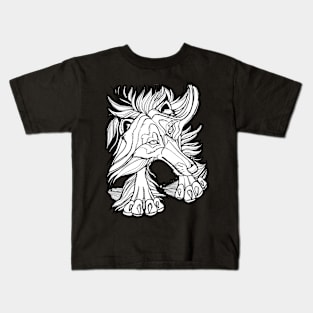 COLOR YOUR OWN TEE Floofy Wolf Kids T-Shirt